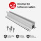 Balkonkraftwerk Blechdach | 2er Komplettset | Bifaziale Glas-Glas Solarmodule | 890 WP