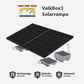 Balkonkraftwerk Boden | 1er Komplettset | Bifaziale Glas-Glas Solarmodule | 445 WP